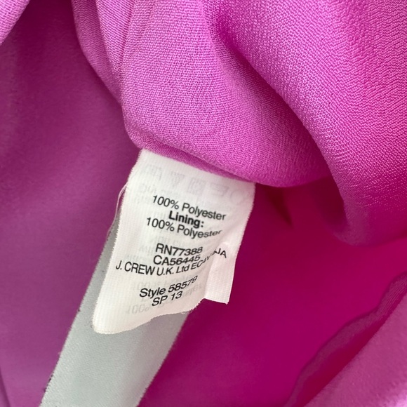 NEW J Crew women’s Camille sleeveless style purple lilac dress size 6 - Picture 7 of 8